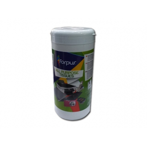 Wet wipes for cleaning office equipment Forpus, (100 pcs.)