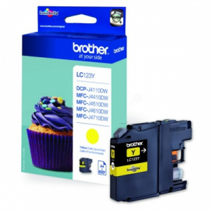 Brother LC-123Y ink cartridge Original Yellow 1 pc(s)