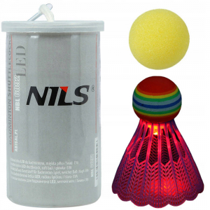 Badmintona volāns ar LED un bumbiņa Nils 14-30-108