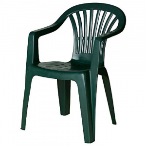 Krēsls Kona 55x53.5x82cm, plastmasas, zaļš KON180VE