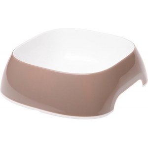 FERPLAST Glam Small Pet watering bowl, white-beige 71210021