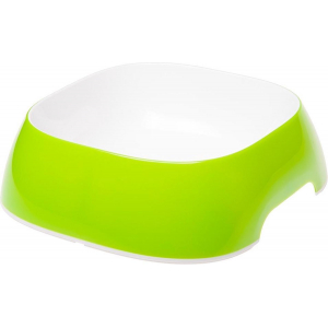 FERPLAST Glam Large Pet watering bowl, white-green 71218023