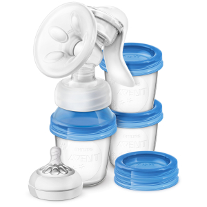Philips AVENT Manual breast pump with 3 cups SCF330/13