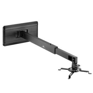 Maclean MC-945 Wall Mount Holder for Short Distance Video Projector Bracket 360° Rotatable 15kg MC-9...