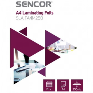 Sencor SLA FA4M250 Laminēšanas plēve A4 250mic 25lpp SLA FA4M250