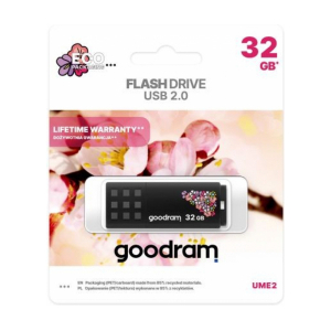 Goodram UME2 Spring 32GB USB 2.0 Black UME2-0320K0R11-SP