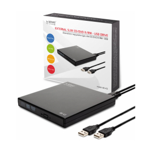 Savio External Slim CD/ DVD R/ RW – USB Drive AK-43