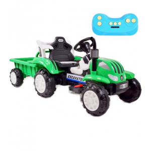 Traktors ar akumulatoru un pulti 698RC green Akcija DM-698RC.G