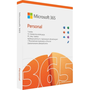 Microsoft 365 Personal 1 x license Subscription Polish 1 year(s) QQ2-01434