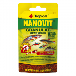 TROPICAL Nanovit granulate - food for aquarium fish - 10 g 67101