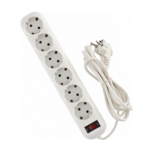 Bellight Extension Cord with 6 Sockets Outlet Earthed with Switch 1.5m 5901854565651