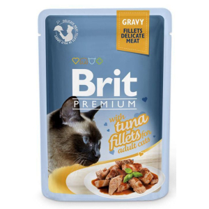 BRIT Premium Gravy Tuna - wet cat food - 85g 