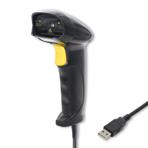 Qoltec 50876 Laser scanner 1D | USB | Black 50876