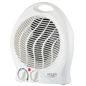 Adler Heater AD 7728 Fan Heater, 2000 W, Number of power levels 2, White AD 7728
