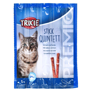 Snacks Premio Sticks-blackened salmon with trout-dry cat food-5x5g TX-42725
