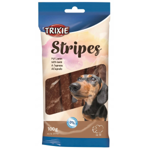 TRIXIE Stripes with lamb - Dog treat - 100g TX-31772