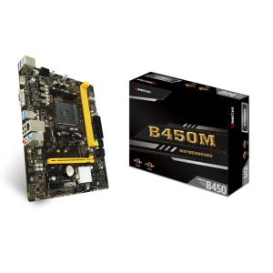 Biostar B450MH motherboard Socket AM4 Micro ATX AMD B450