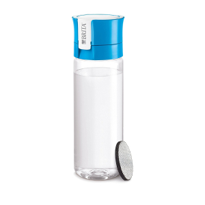 Filter Bottle Brita Fill&Go + 4 pc(s) filter cartridges (0,6l; blue) 1046676