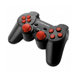 Esperanza EGG102R Gaming Controller Gamepad PC Analogue / Digital USB 2.0 Black, Red