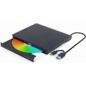 Ārējais diskdzinis Gembird External USB DVD drive Black DVD-USB-03