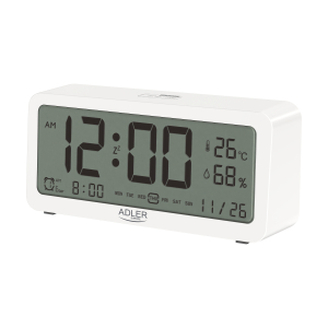 Adler Alarm Clock AD 1195w White, Alarm function AD 1195w