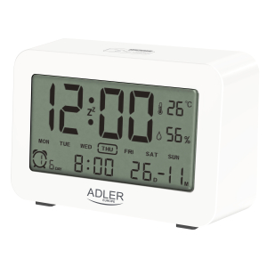 Adler Alarm Clock AD 1196w White, Alarm function AD 1196w