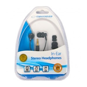 Esperanza EH124 headphones/headset In-ear Black EH124