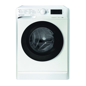 INDESIT | MTWSE 61294 WK EE | Washing machine | Energy efficiency class C | Front loading | Washing ...