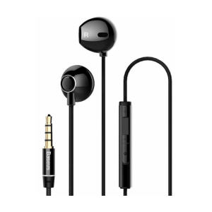 Baseus NGH06-01 headphones/headset In-ear Black 3.5 mm connector