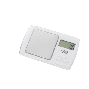 Adler Precision scale AD 3161 Maximum weight (capacity) 0.5 kg, Accuracy 0.01 g, White AD 3161