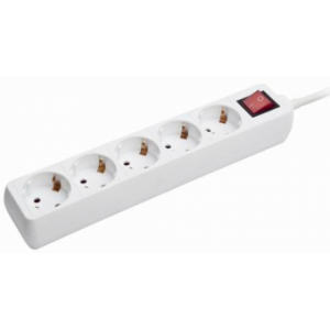 Gembird Surge Protector 5x 5 AC outlet(s) White