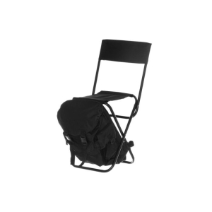 Kempinga krēsls/mugursoma Atom melns 630712