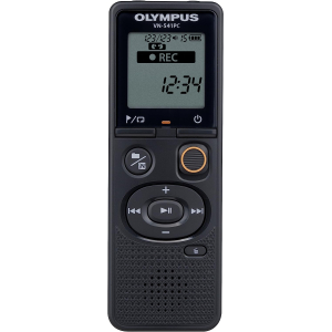 Olympus | Digital Voice Recorder (OM branded) | VN-541PC | Black | Segment display 1.39' | WMA V4200...