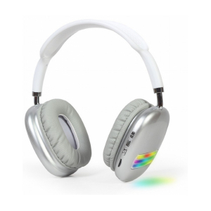 Austiņas Gembird BT Stereo Headset with LED Light Effect White BHP-LED-02-W