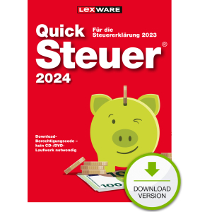 Lexware QuickSteuer 2024 Tax returning 1 license(s) 1 year(s)