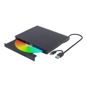 Gembird | External USB DVD Drive | DVD-USB-03 | Interface USB 3.1 Gen 1 | DVD±RW (±R DL) / DVD-RAM |...