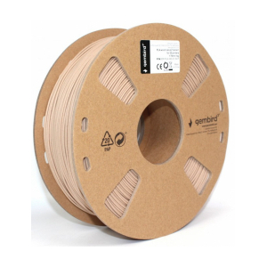 Kvēldiegs Gembird PLA Flexible Wood Natural 1.75 mm 1kg 3DP-PLA-WD-01-NAT