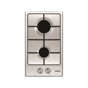 Simfer Hob H3.200.VGRIM Gas Number of burners/cooking zones 2 Rotary knobs Stainless steel H3.200.VG...