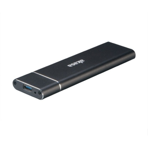 Akasa External USB 3.1 M.2 SSD Aluminum Enclosure - Black AK-ENU3M2-02