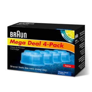 Braun | Refills 4 Pack | Clean and Renew CCR4 3+1 CCR4 3+1
