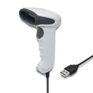 Qoltec 50865 Barcode reader 1D | CCD | USB | White 50865
