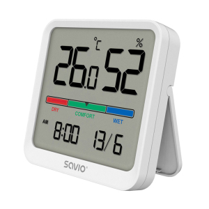 Digitālais termometrs Savio Temperature and Humidity Sensor  CT-01/W