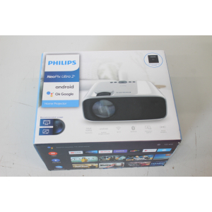 SALE OUT. Philips NeoPix Ultra 2+ Home Projector, 1920x1080, 16:9, 3000:1, Silver USED AS DEMO, SCRA...