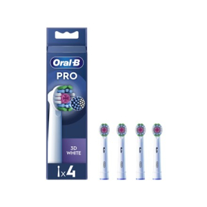Oral-B | Replaceable toothbrush heads | EB18-4 3D White Pro | Heads | For adults | Number of brush h...