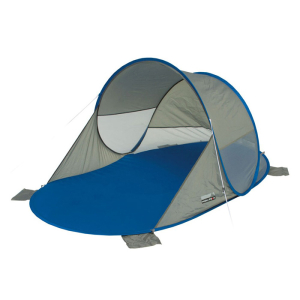 Pludmales telts Calvia 200x120x90cm zila/pelēka H-HP-10124