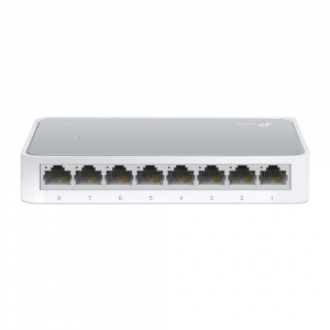 TP-LINK TL-SF1008D tīkla pārslēgs Nepārvaldīts Fast Ethernet (10/100) Balts