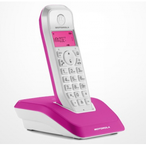 Motorola StarTac S1201 DECT telefons Rozā Zvanītāja ID