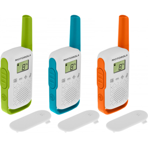 Motorola TALKABOUT T42 rācija 16 kanāli Zils, Zaļš, Oranžs, Balts