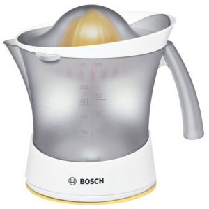 Bosch MCP3500 elektriskā citrusaugļu sulu spiede Balts, Dzeltens 0,8 L 25 W