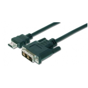 ASSMANN Electronic AK-330300-030-S video kabeļu aksesuārs 3 m HDMI DVI-D Melns